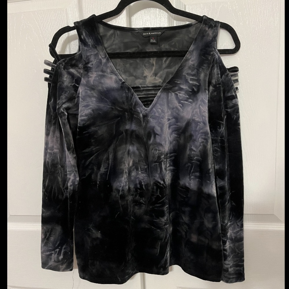 Rock&Republic, S, crushed velvet top